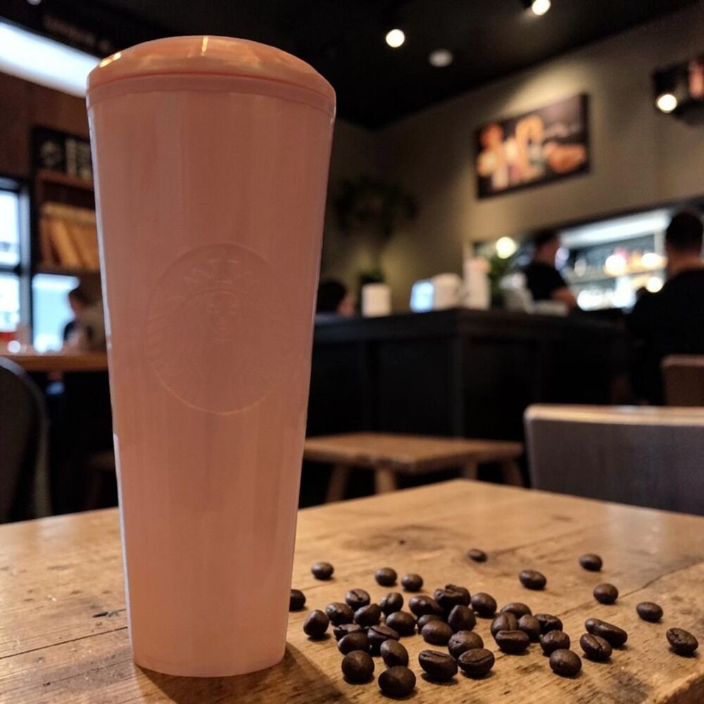 Starbucks Summer 2021 Venti Cold Cup Blush Pink Dome Lid — Chic